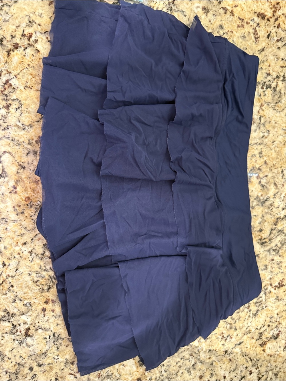 Navy Ruffle Swim Skirt - Women's Swim